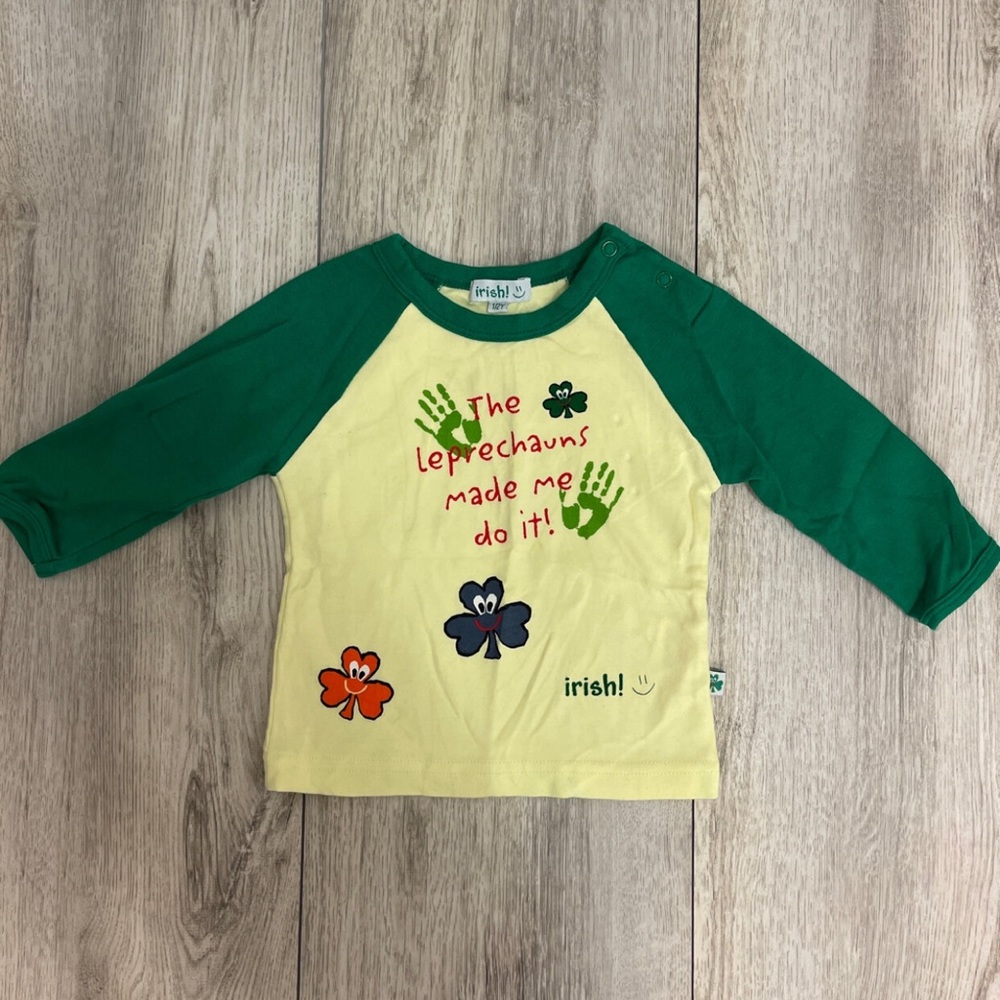 Saint Patrick's Day Shirt 1/2 Y The Leprechauns Made Me Do It!